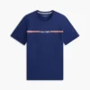 T-shirt con logo a righe Hilfiger T-shirt con logo a righe Hilfiger