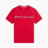 T-shirt con logo a righe Hilfiger T-shirt con logo a righe Hilfiger