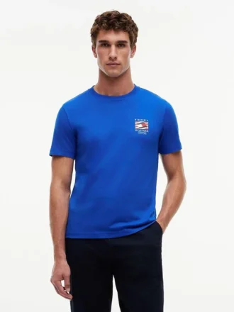 T-shirt con logo Box Flag
