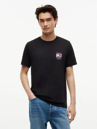 T-shirt con logo Box Flag