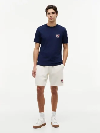 T-shirt con logo Box Flag