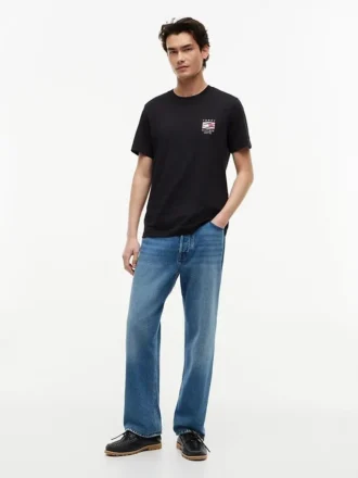 T-shirt con logo Box Flag