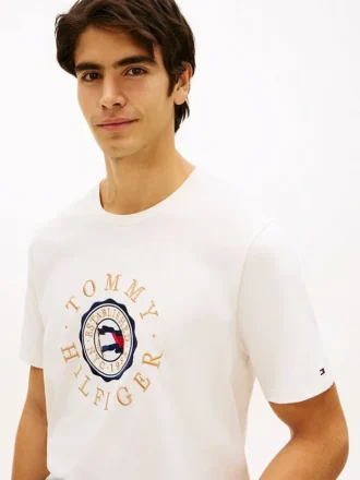 T-shirt con logo Circle Flag