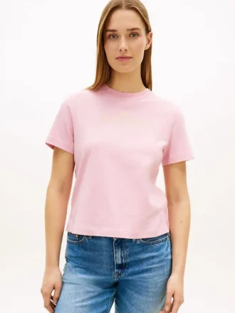 T-shirt con logo Club Crest color oro