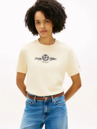 T-shirt con logo Club Crest ricamato