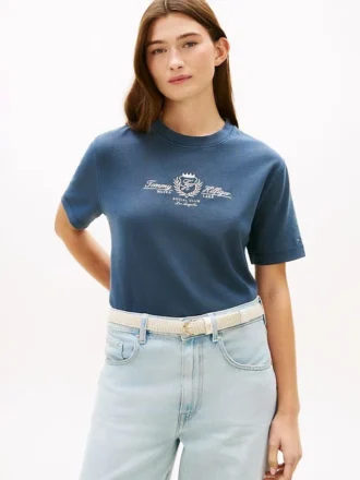 T-shirt con logo Club Crest ricamato