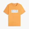 T-shirt con logo floreale tropicale T-shirt con logo floreale tropicale