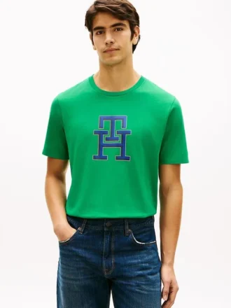 T-shirt con logo monogramma