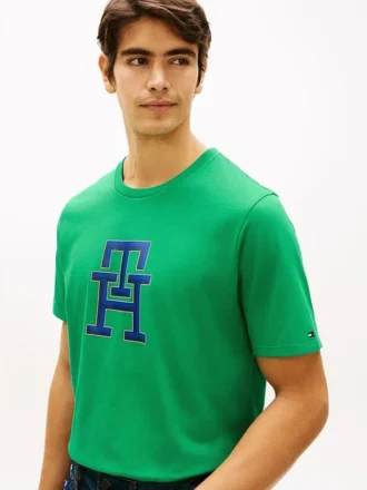T-shirt con logo monogramma