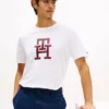 T-shirt con logo monogramma T-shirt con logo monogramma