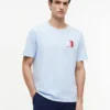 T-shirt con logo monogramma a blocchi di colore T-shirt con logo monogramma a blocchi di colore