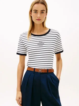 T-shirt con logo monotipo