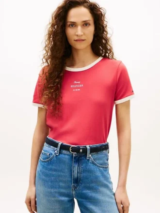 T-shirt con logo monotipo