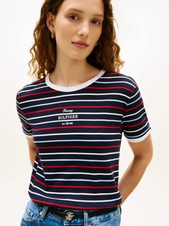 T-shirt con logo monotipo