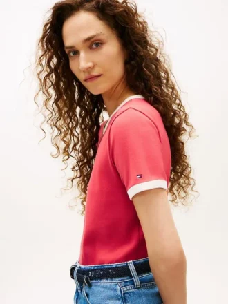 T-shirt con logo monotipo