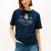 T-shirt con logo Script Crest ricamato