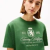T-shirt con logo Script Crest ricamato