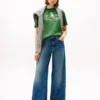 T-shirt con logo Script Crest ricamato