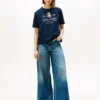 T-shirt con logo Script Crest ricamato