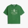 T-shirt con logo Script Crest ricamato