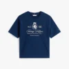 T-shirt con logo Script Crest ricamato