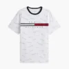 T-shirt con logo Signature Flag Stripe