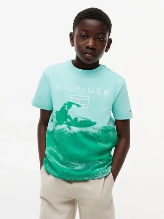 T-shirt con logo Surf per bambini