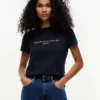 T-shirt con logo Tommy ricamato T-shirt con logo Tommy ricamato