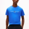 T-shirt con logo Tommy ricamato T-shirt con logo Tommy ricamato