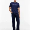 T-shirt con logo Tommy ricamato