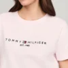 T-shirt con logo Tommy ricamato T-shirt con logo Tommy ricamato