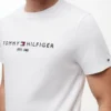 T-shirt con logo Tommy ricamato T-shirt con logo Tommy ricamato