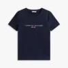 T-shirt con logo Tommy ricamato T-shirt con logo Tommy ricamato