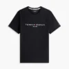 T-shirt con logo Tommy ricamato T-shirt con logo Tommy ricamato