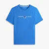 T-shirt con logo Tommy ricamato T-shirt con logo Tommy ricamato