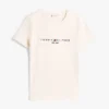 T-shirt con logo Tommy ricamato T-shirt con logo Tommy ricamato