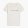T-shirt con logo Tommy ricamato T-shirt con logo Tommy ricamato