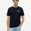 T-shirt con logo Wavy Flag sul retro