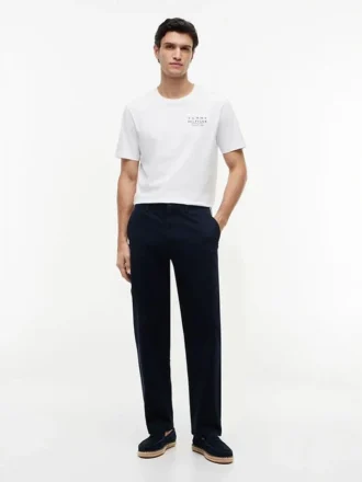 T-shirt con logo Wavy Flag sul retro
