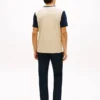 T-shirt con maniche a contrasto e logo bandiera