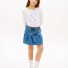 T-shirt con monogramma floreale per bambini T-shirt con monogramma floreale per bambini