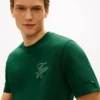 T-shirt con monogramma in stile calligrafico T-shirt con monogramma in stile calligrafico