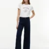 T-shirt con monogramma in stile Gingham T-shirt con monogramma in stile Gingham