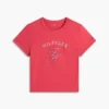 T-shirt con monogramma in stile Gingham T-shirt con monogramma in stile Gingham