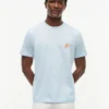 T-shirt con monogramma ricamato T-shirt con monogramma ricamato