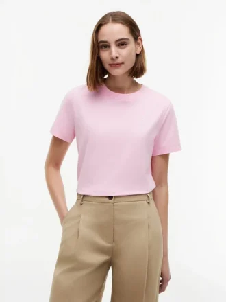 T-shirt con monogramma ricamato