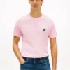 T-shirt con monogramma ricamato T-shirt con monogramma ricamato