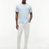 T-shirt con monogramma ricamato T-shirt con monogramma ricamato