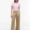 T-shirt con monogramma ricamato T-shirt con monogramma ricamato