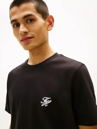 T-shirt con monogramma ricamato